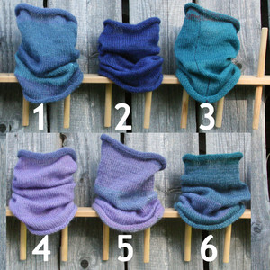 Blue Violet Tube Scarf (pick one)