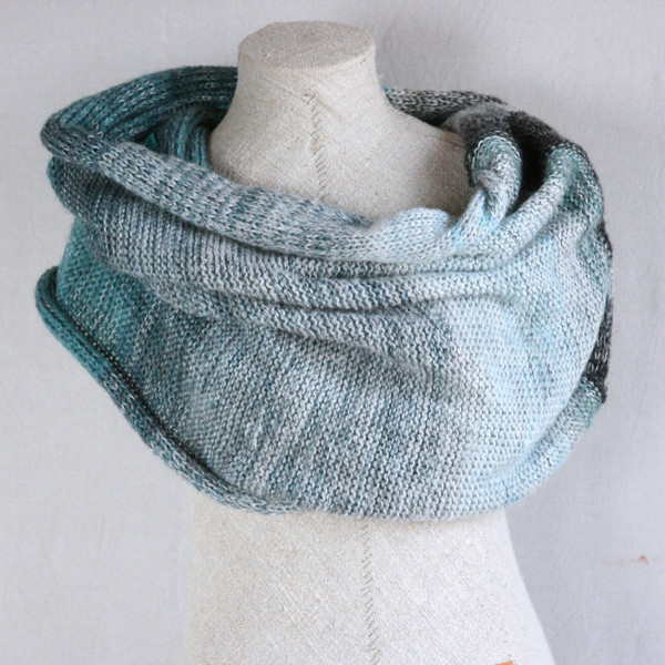 Glacier Blue shawl wrap Wrapture by Inese