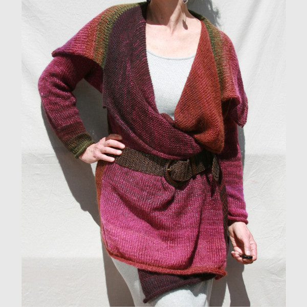 purple avens Annie cardigan