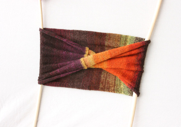 Fall Flower mohair loop scarf Wrapture by Inese Iris Liepina raisin brown orange lime  yellow