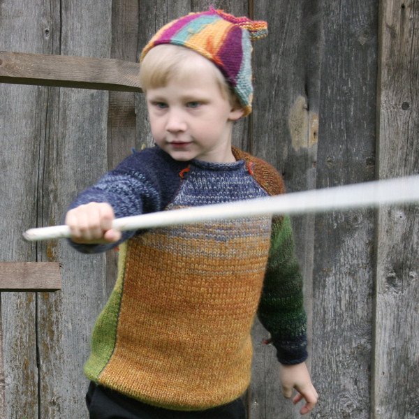 Summer storm inspired kids size L 5/6 unisex reversible