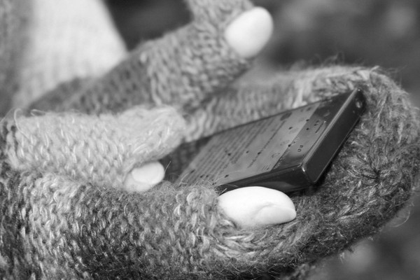 Hand Knit Smart Phone Mittens are PREWASHED on a wool cycle, I then lay them flat to dry. Easy to care and practical to wear.