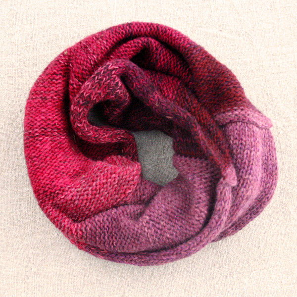 Roses cowl, one of a kind knit by Wrapture by Inese