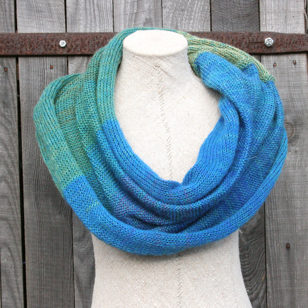 Emerald Bay Cocoon Wrap knit by  Wrapture by Inese