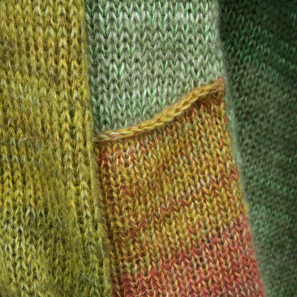 Willow kid mohair and merino wool pocket cardigan wrap