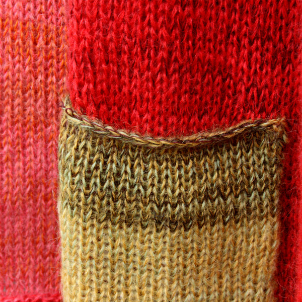 Sumac soft kid mohair  and merino wool pocket cardigan