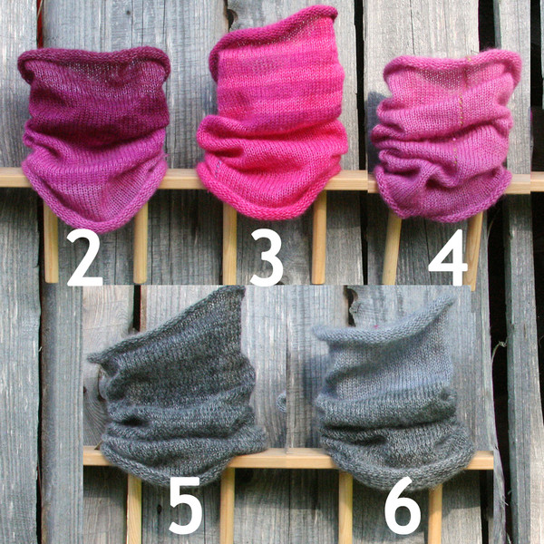 Silver Berries Tube Scarf (pick one)
