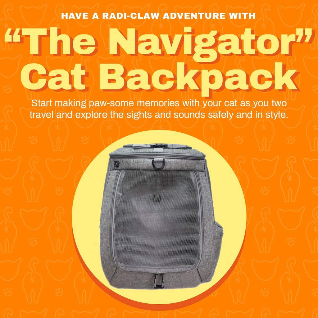 "The Fat Cat" Navigator Cat Backpack - Convertible