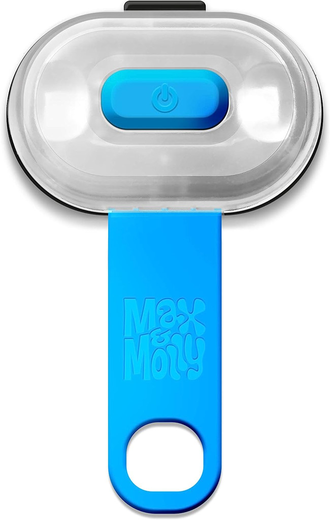 Max & Molly LED Safety Light Blue Cube Pack