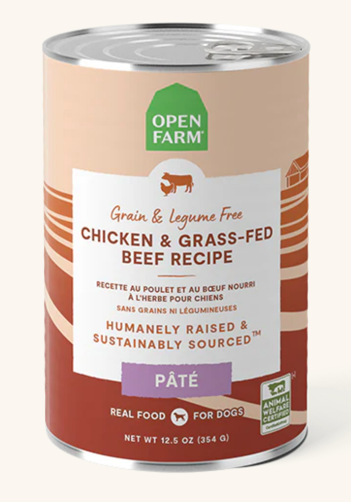 Chicken & Grass-Fed Beef Pâté for Dogs
This complete and balanced pâté recipe features G.A.P. certified, humanely raised chicken and grass-fed beef. In addition, chicken liver and non-GMO vegetables such as sweet potatoes, carrots and spinach are added to provide a highly nutritious, delicious meal your pup will crave.