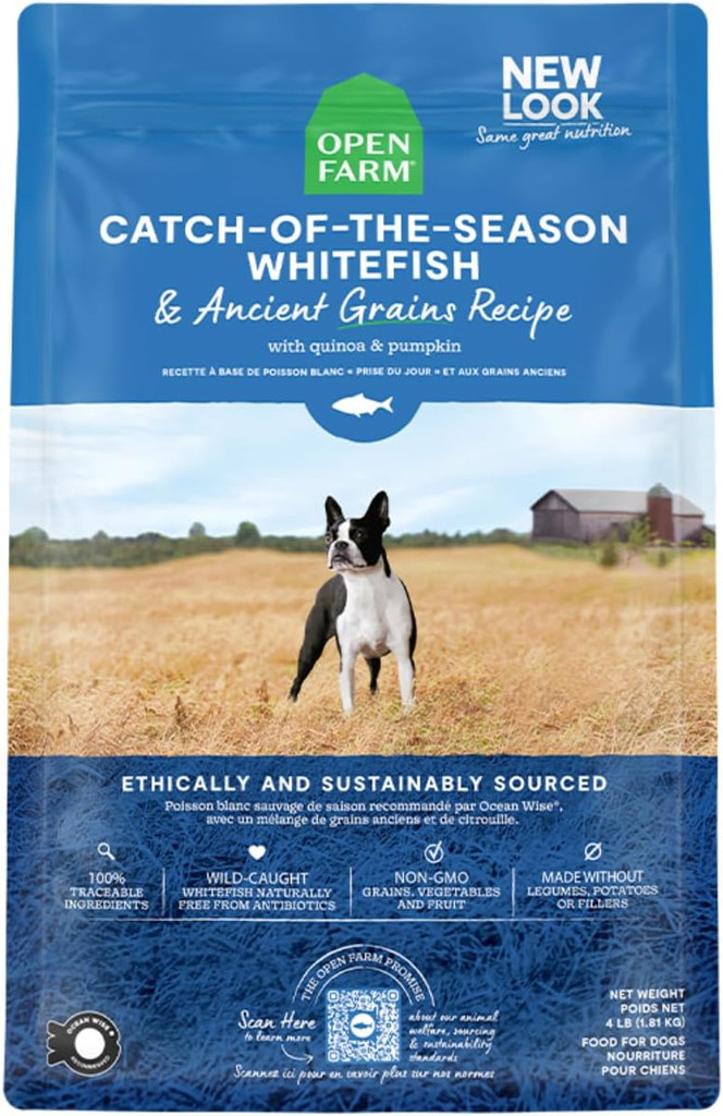 OPEN FARM Catch-of-the-Season Whitefish & Ancient Grains Dry Dog Food