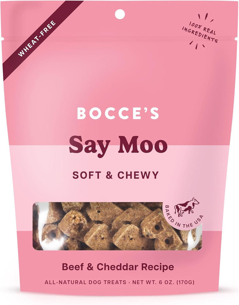 Bocce's Bakery Dog Soft & Chewy Say Moo