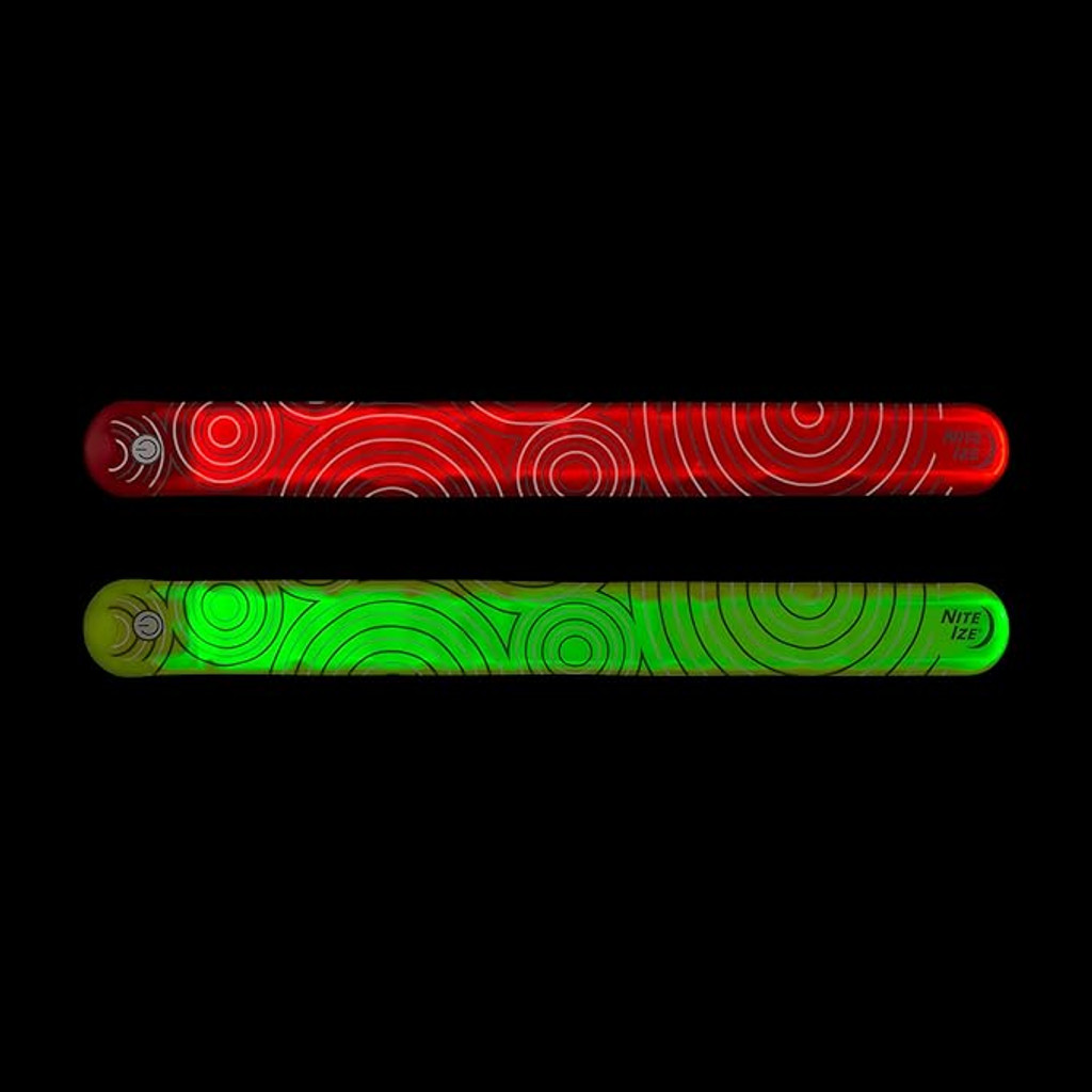 SlapLit™ Rechargeable LED Slap Wrap - Red/Red LED