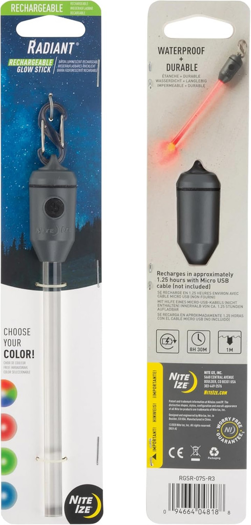 Radiant® Rechargeable LED Glow Stick - Disc-O Select™