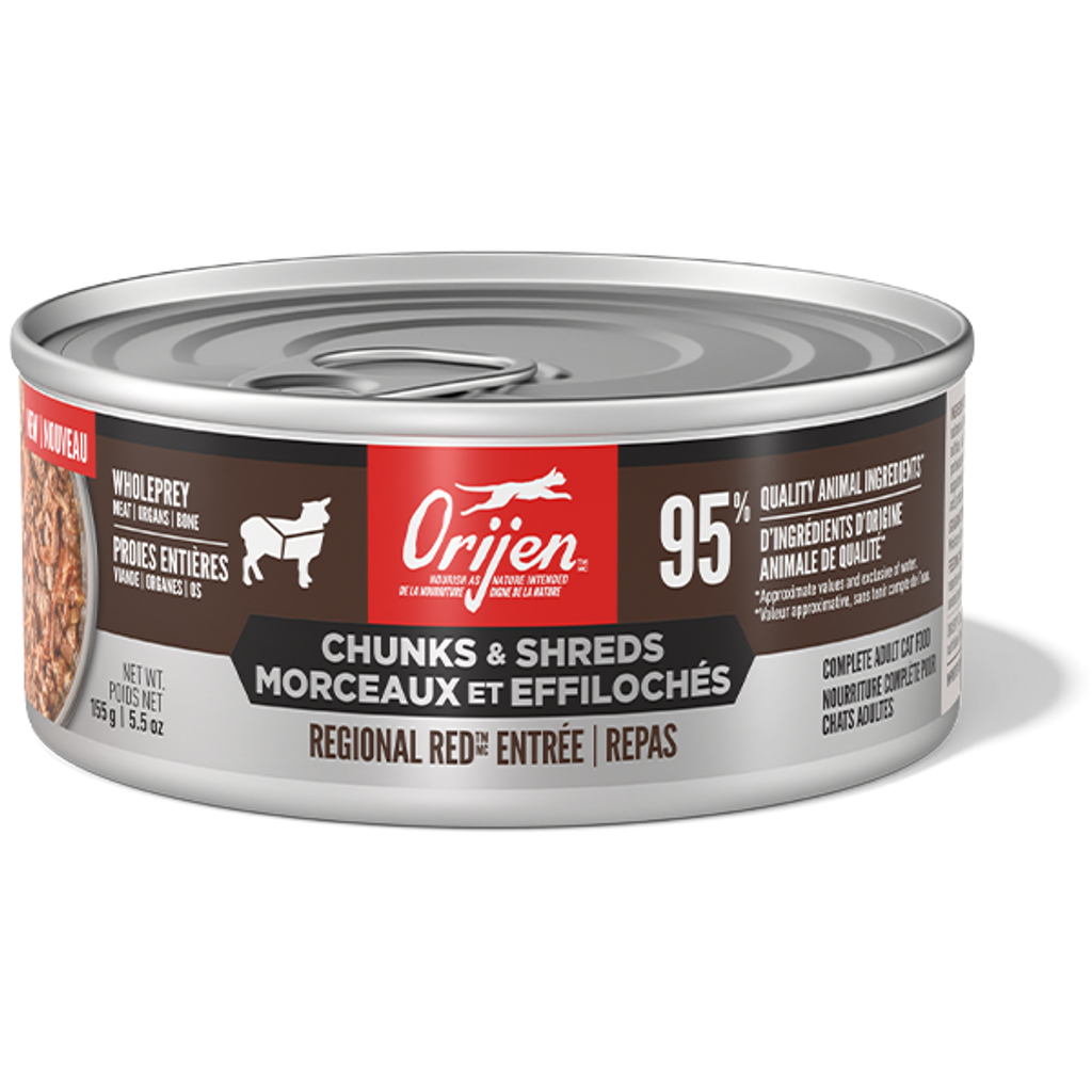ORIJEN / ACANA Cat Chunks & Shreds 155gr.
