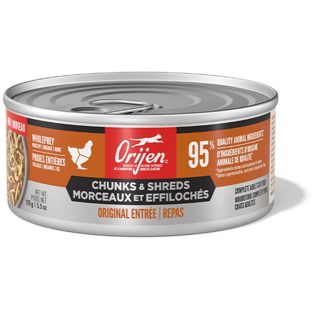ORIJEN / ACANA Cat Chunks & Shreds 155gr.