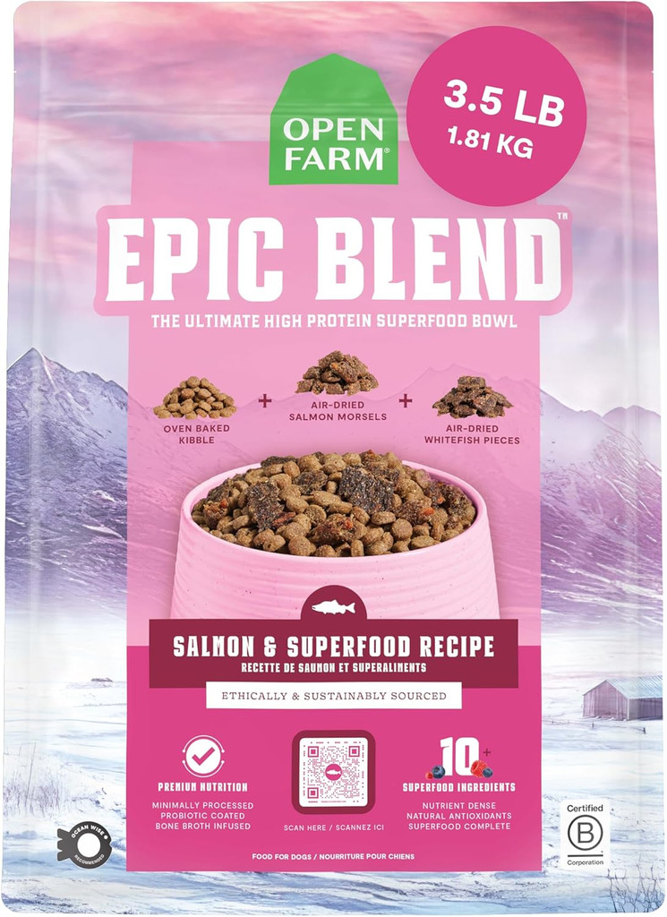 Open Farm Dog Epic Blend Salmon & Superfood