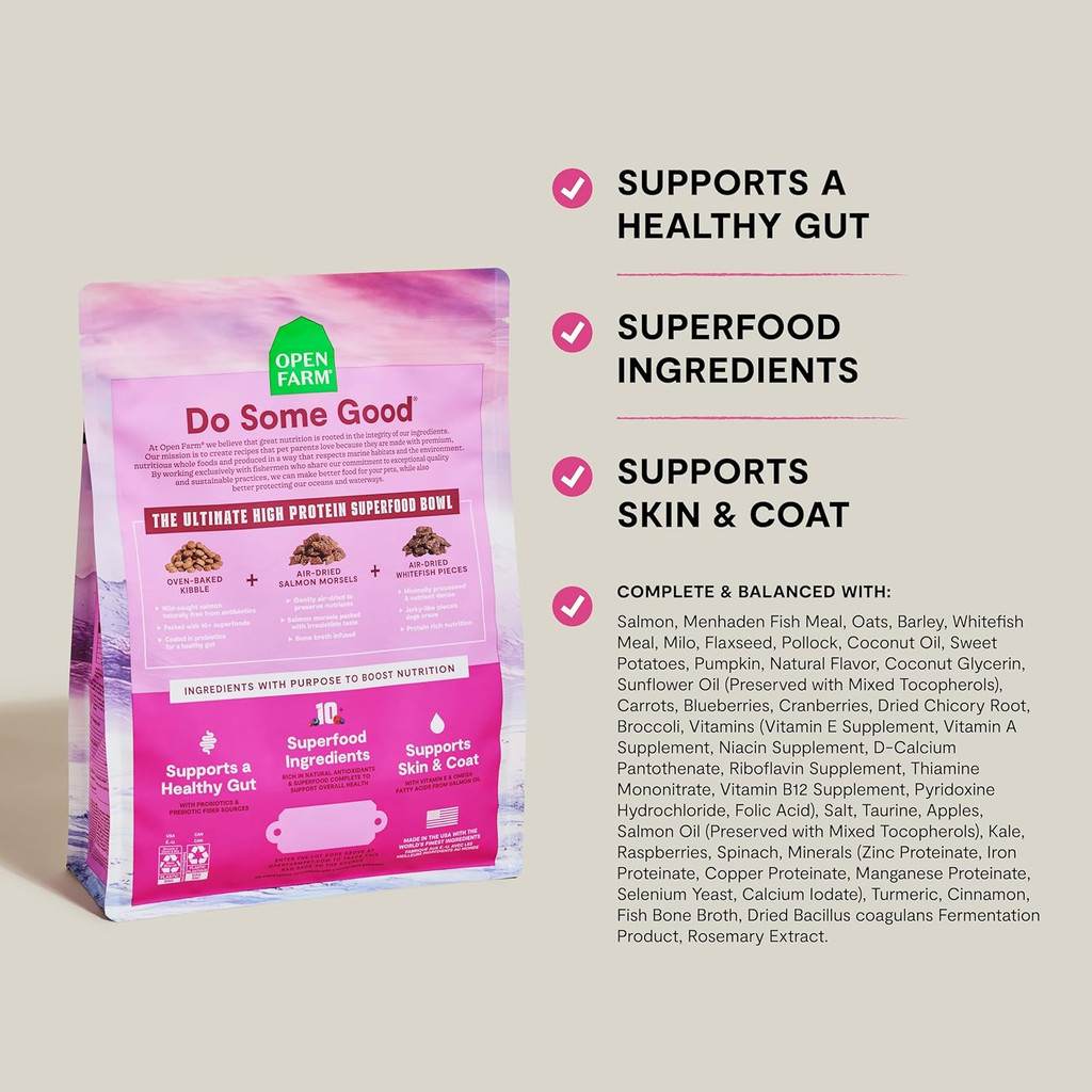 Open Farm Dog Epic Blend Salmon & Superfood