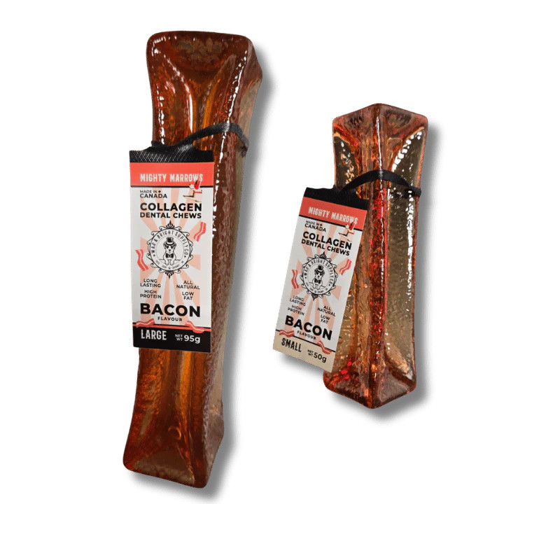 Wag & Bright - Mighty Marrows - Collagen Dental Chews - Bacon