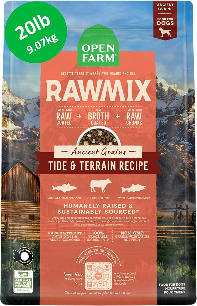 Open Farm Dog RawMix Ancient Grain Tide &Terrain
