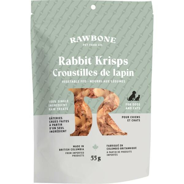 Rawbone Vegetable Fed Rabbit Krisps 55GM