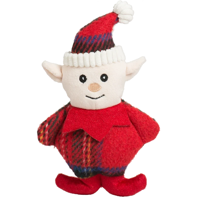 Hugglehound Tartan Tidings 12-Piece Plush Cookie
