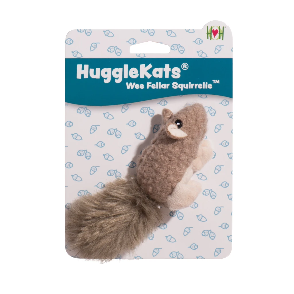 Hugglekats® Wee Fellar Squirrelie Cat Toy