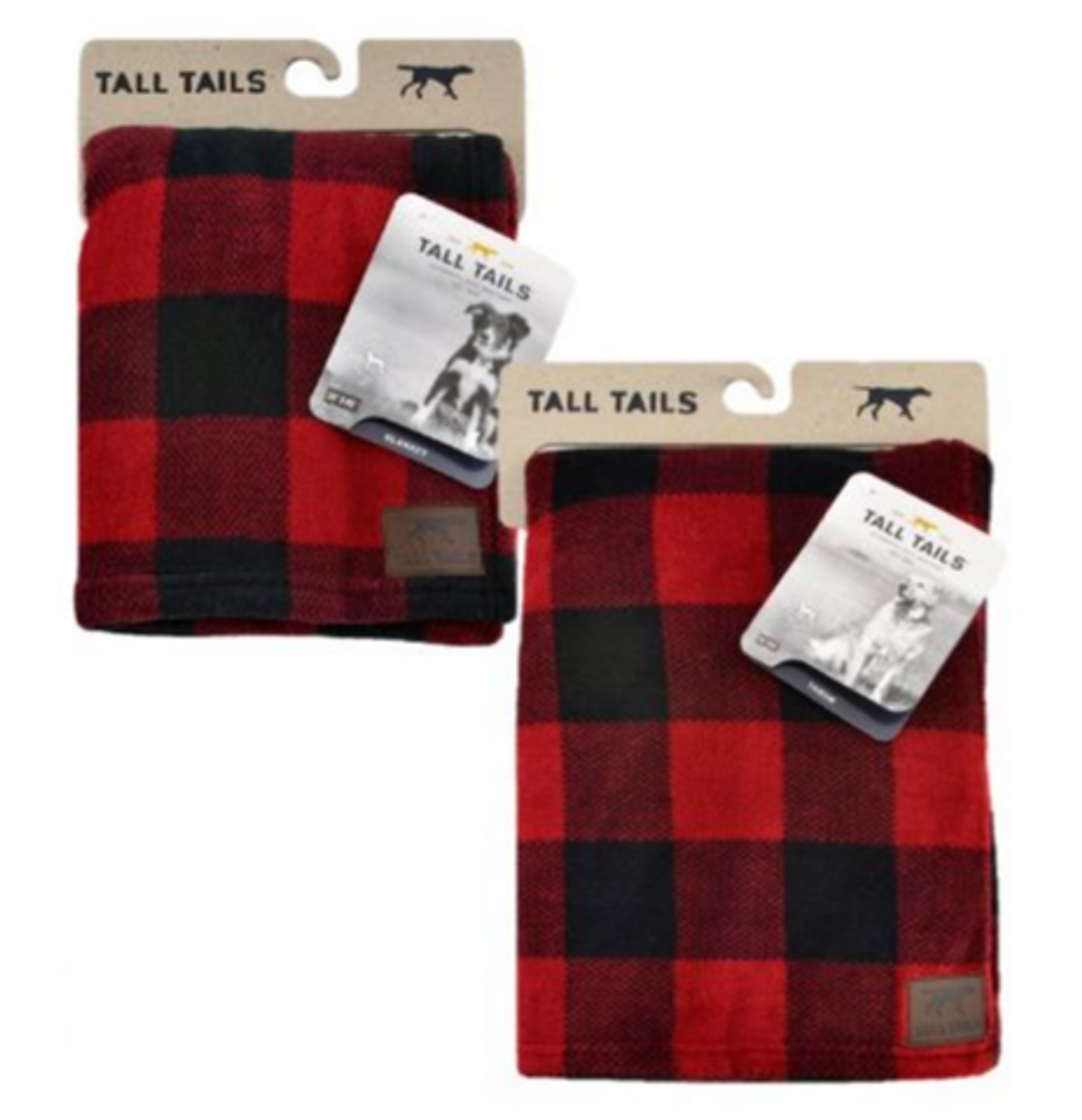 Tall Tails  Hunters Plaid Blanket 40" x 60"