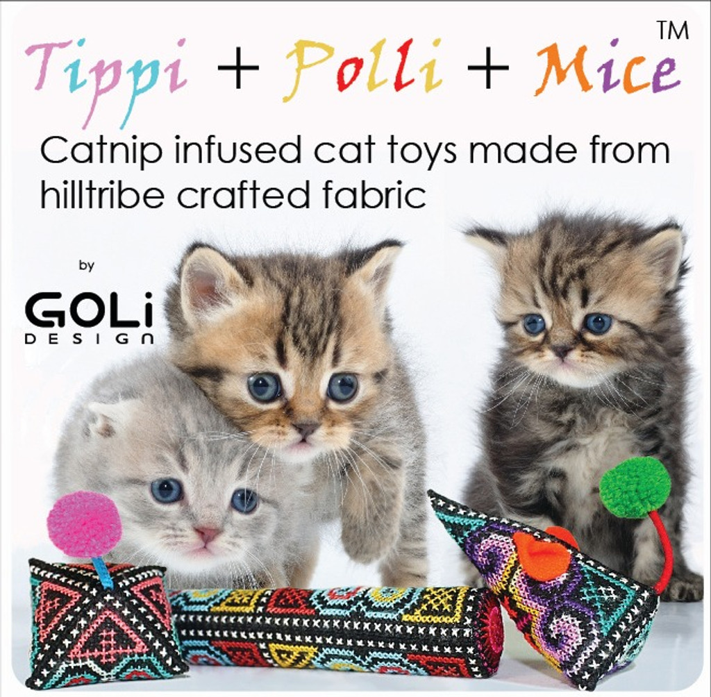 Goli Tippi Polli & Mice Cat Nip Toy