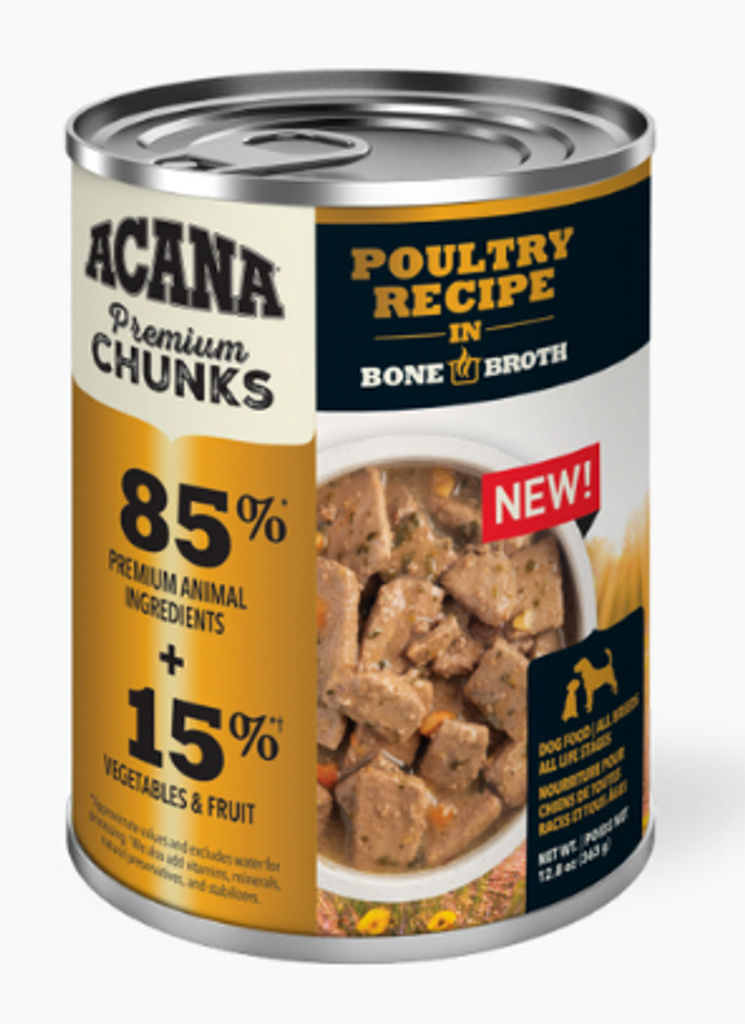 Acana Premium Chunks Wet Dog Food Can