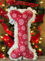 Hugglehound Jingle Snowflake Bone 12"