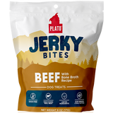 Plato Dog Jerky Bites Beef w/Bone Broth 6oz