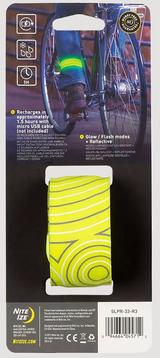 SlapLit™ Rechargeable LED Slap Wrap - Neon Yellow/Green LED