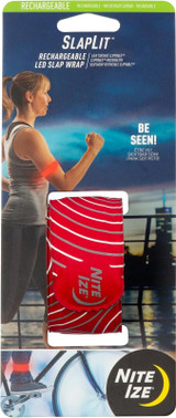SlapLit™ Rechargeable LED Slap Wrap - Red/Red LED SlapLit™ Rechargeable LED Slap Wrap - Red/Red LED