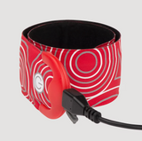 SlapLit™ Rechargeable LED Slap Wrap - Red/Red LED