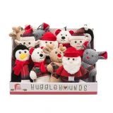 Hugglehound Tartan Tidings 12-Piece Plush Cookie