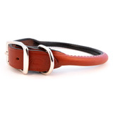 Auburn Rolled Leather Collar