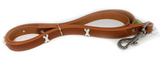 DogLa Tan Leather Dog Bone Leash