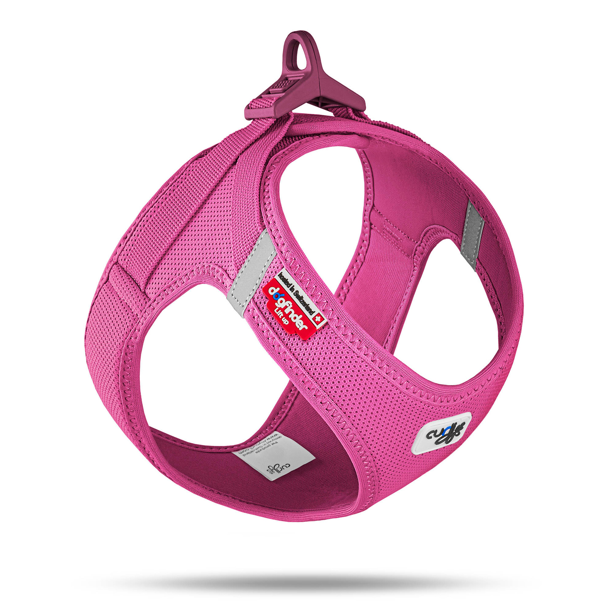 Curli Harness CLASP Air-Mesh Fuchsia - Bark, Bath & Beyond Pet Boutique