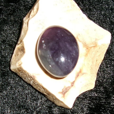 Amethyst Stone with FOREST MIST ELF