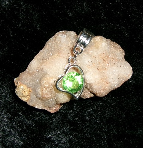 Crystal Charm with CELTIC VAMPIRE