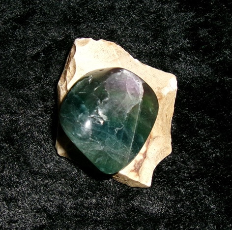 Flourite Stone with FOO DOGS