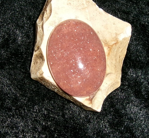 Cabochon Stone with DARK MERMAID