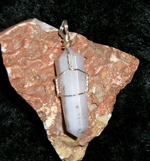 Opal pendant with DARK GRIGORI WATCHER