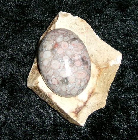 Cabochon Stone with MERMAID
