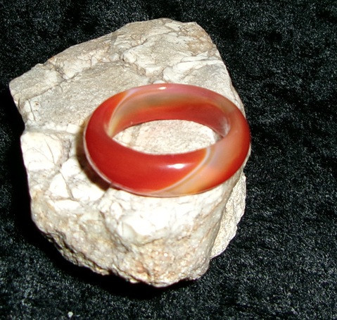 Carved Ring with PHOENIX