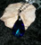 Crystal Pendant with BLACK FOREST FAIRY