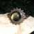 Ring with SIX DARK ROYALS