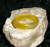 Stone Ring with GOLDEN HIGH ELF