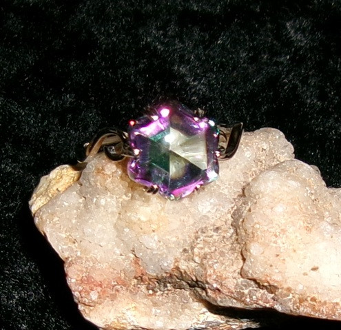 Silver Ring with GODDESS DJINN